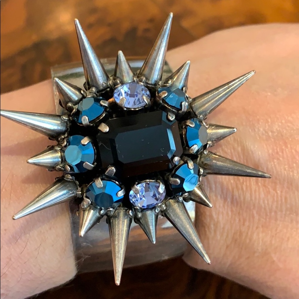 Crezus jewelled cuff.